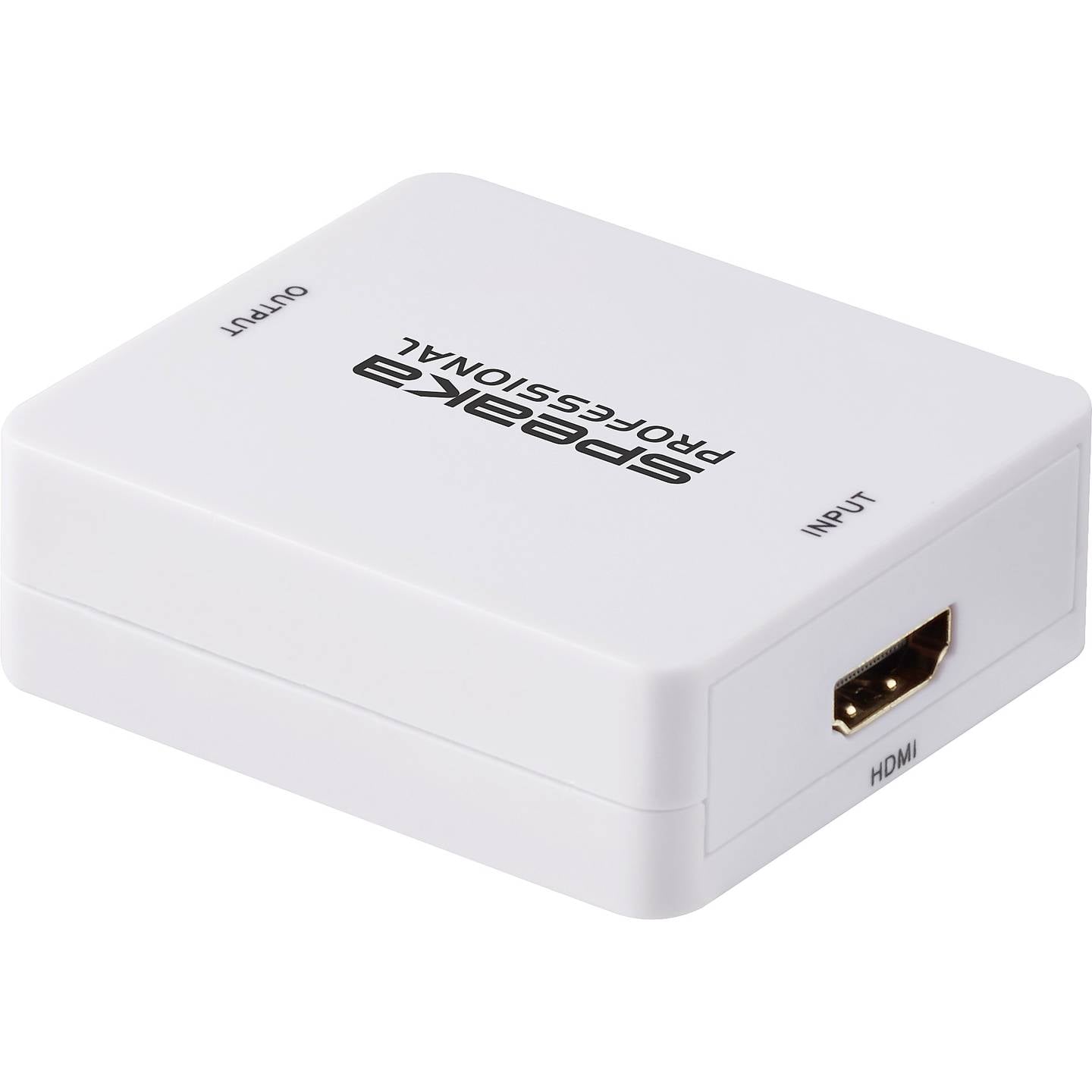 SpeaKa Professional Audio Extraktor HDMI 1920x1080 Audio-Video-Signal Weiß - 4053199547449