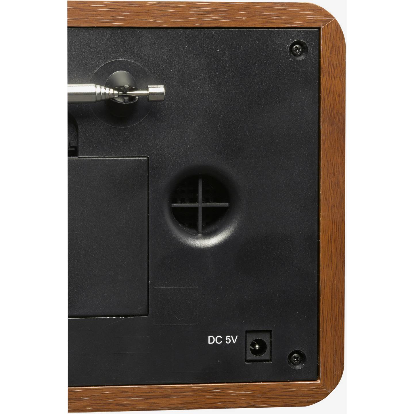 Denver DAB-18 Tischradio DAB+, UKW, AUX, Holz, Wecker integriert - 5706751035883