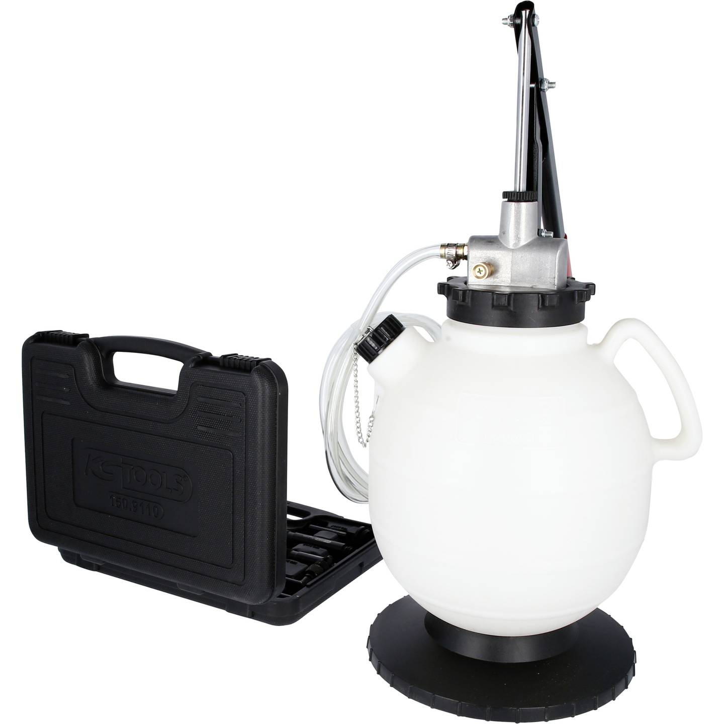 KS Tools Getriebeöl-Füllsystem-Satz 23-tlg Adapter Handpumpe Rücklauffunktion - 4042146878293