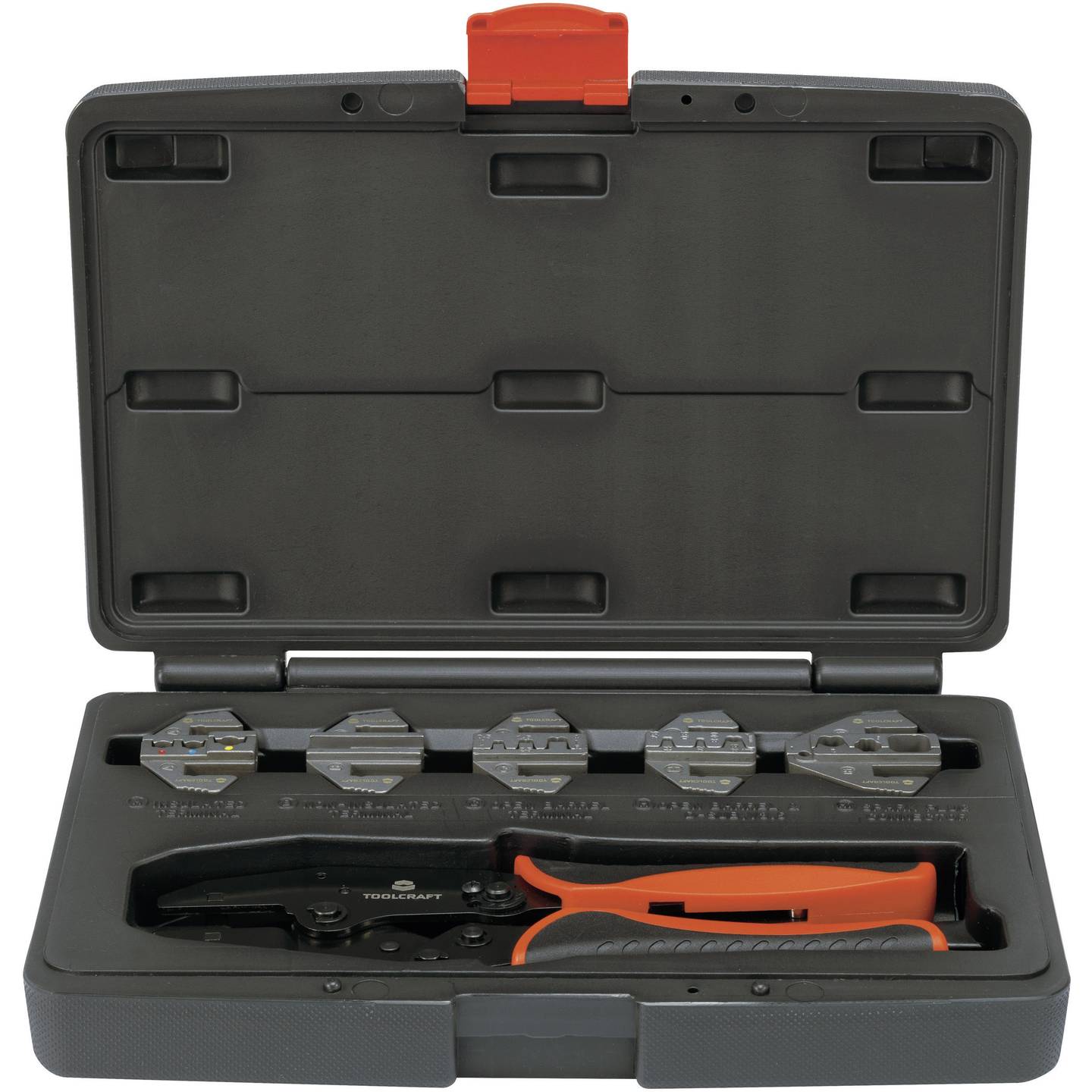 TOOLCRAFT Crimpzange Zange Werkzeug Kombizange Crimpwerkzeug 6-teilig Set - 4016138823608