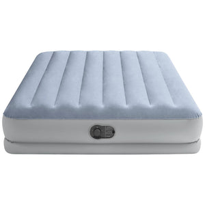 B-Ware Intex Luftbett Queen Dura-Beam Comfort Airbed 203x152cm blau-grau 272kg max.