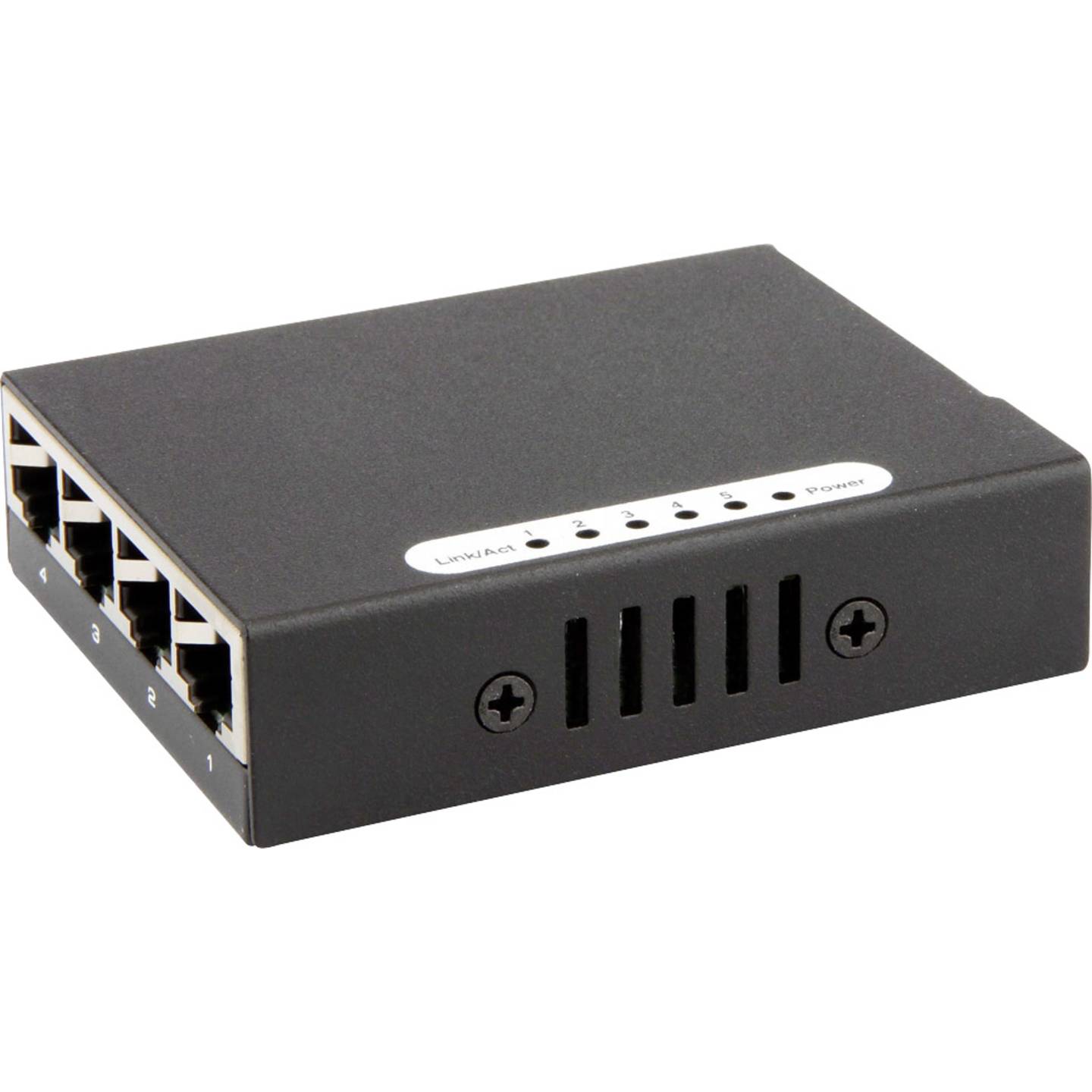 Renkforce Netzwerk Switch RJ45 1483811 5 Port 100 MBit/s Netzwerk-Router-Gerät - 4016139091174