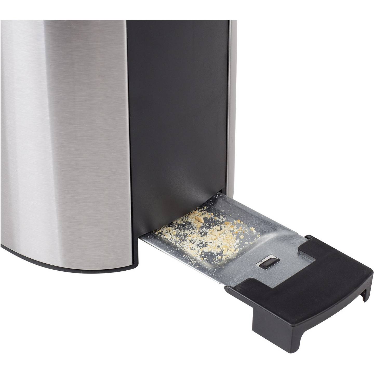 Princess Langschlitztoaster Edelstahl mit Brötchenaufsatz 1000W Schwarz 37,8cm - 8712836329522