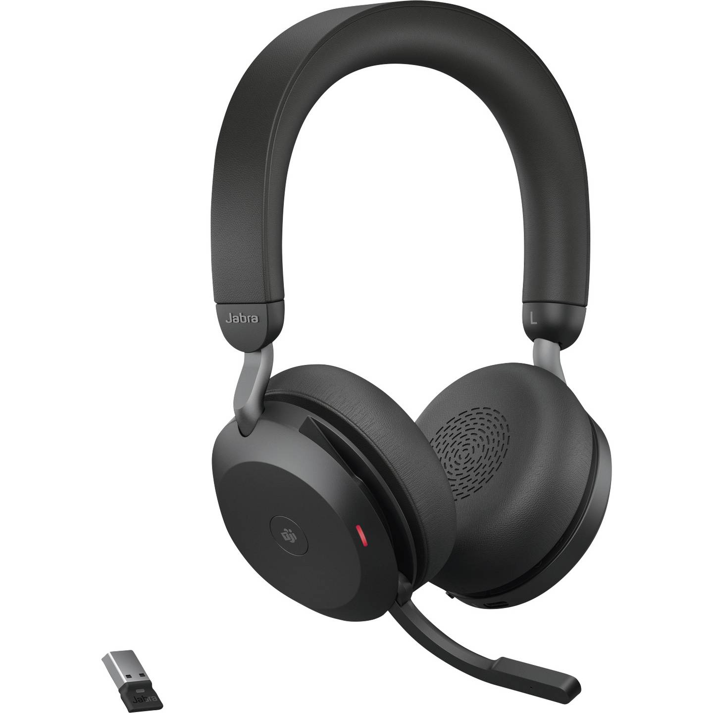 Jabra On Ear Headset Evolve2 75 Bluetooth Noise Cancelling Mikrofon Schwarz 36h - 5706991024302