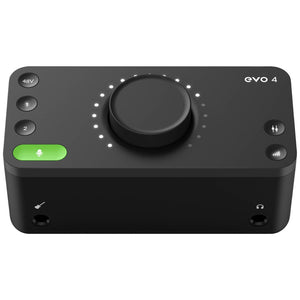 B-Ware Audient Audio Interface EVO 4 Smartgain Loopback 2 XLR Eingänge 3.5mm Ausgang
