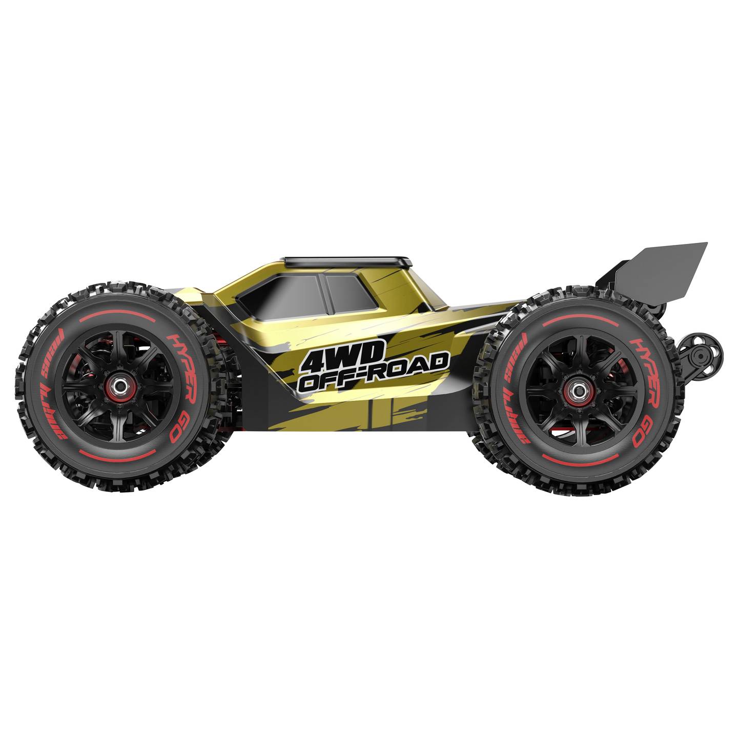 MJX Hyper GO Truggy 1:14 RC Modellauto Allradantrieb 55 km/h inkl. Akku Gold - 4064161341750