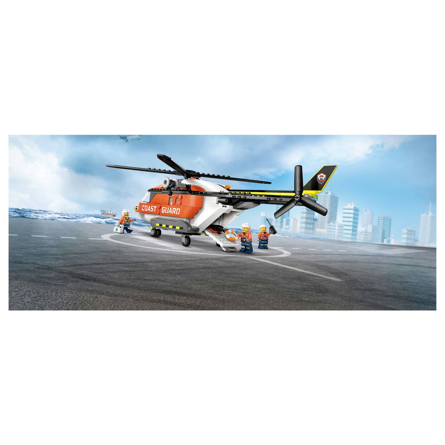 LEGO City Hubschrauber Helikopter der Küstenwache Rettung Set 60503 Spielzeug - 5702018056936