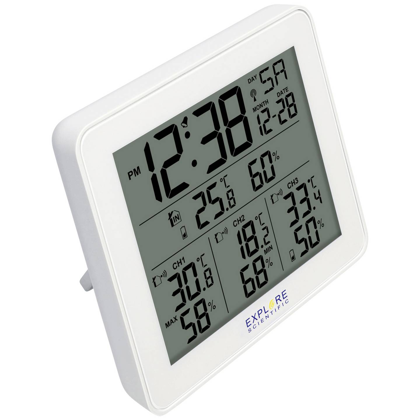Explore Scientific Funk-Wetterstation WSH4003 Wetterstation 3 Sensoren digital - 4007922065793