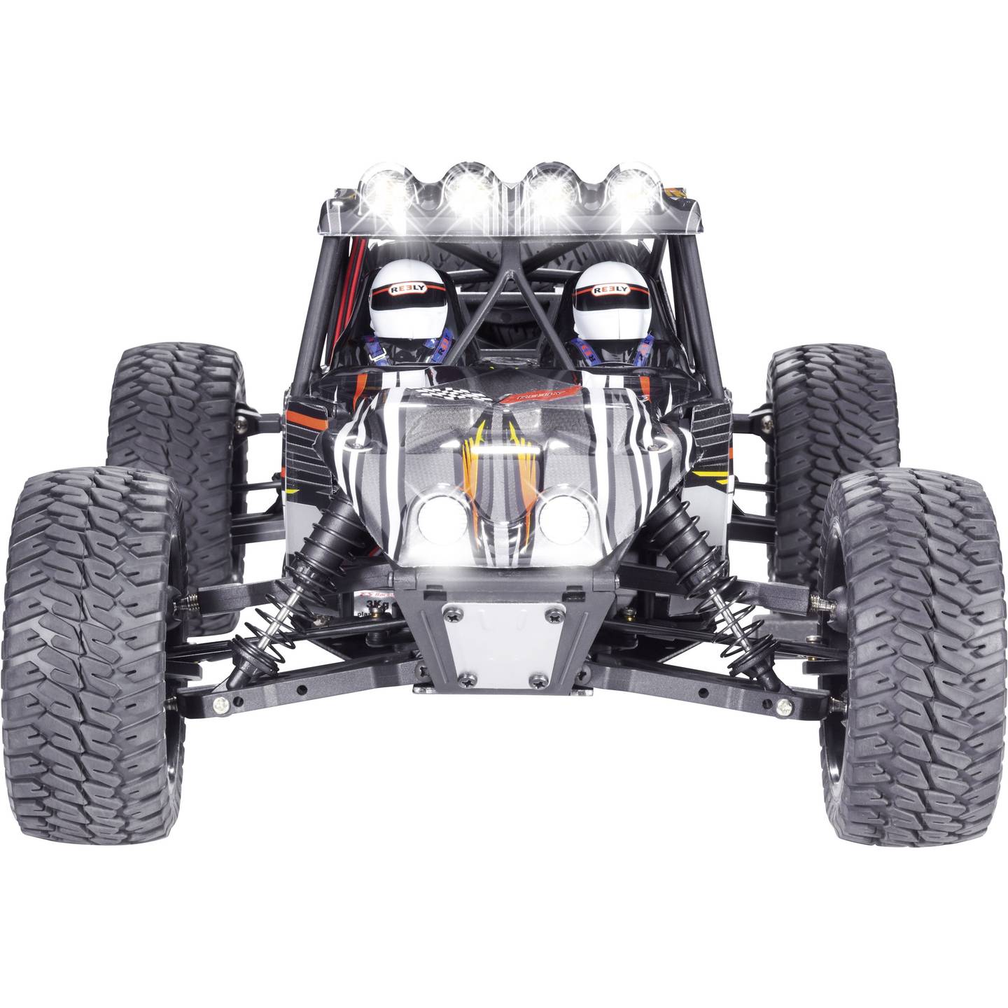 Reely RC Modellauto Dune Fighter Bausatz Elektro Buggy Allradantrieb 1:10 4WD - 4016139055084