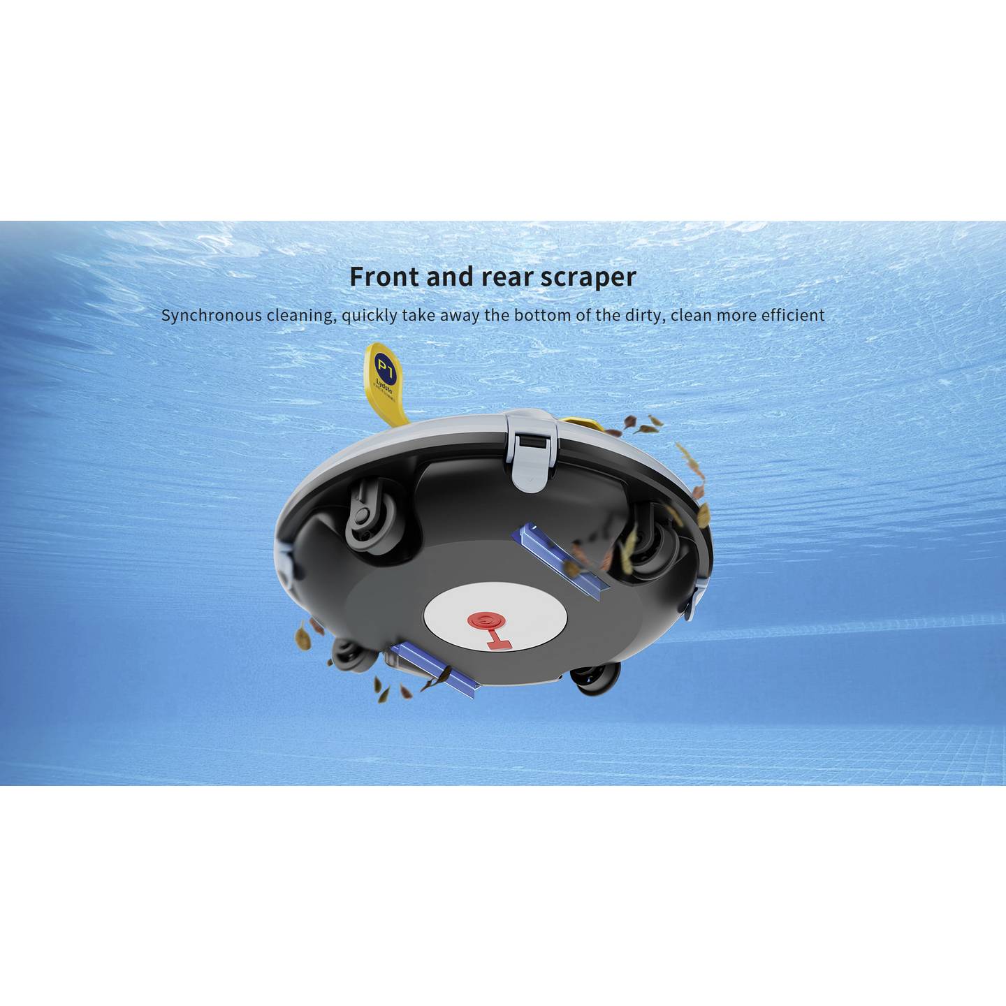 Lydsto YM-S2-01 Poolsauger Staubsauger Poolreiniger Sauger Weiß Akku - 4064161473956