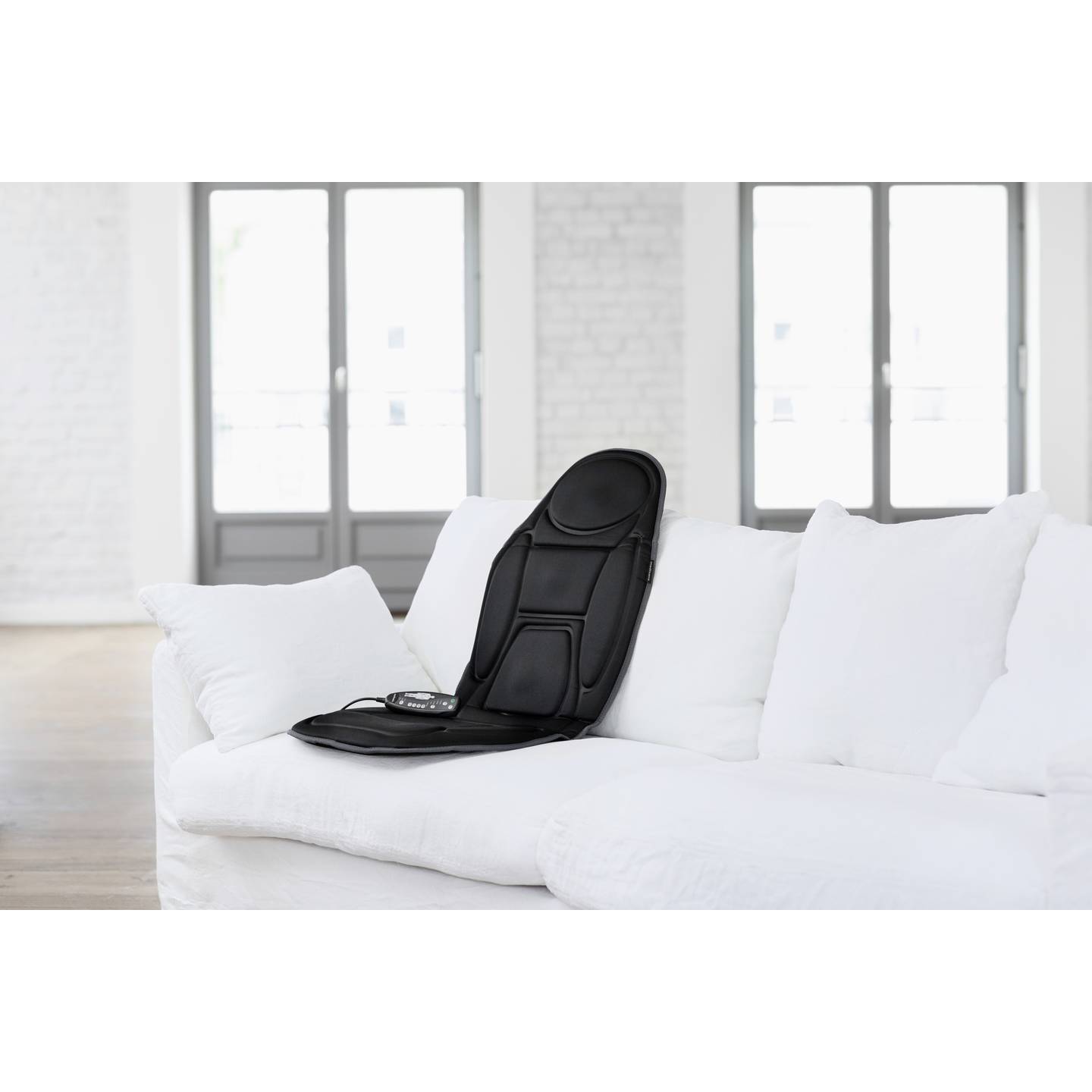 Medisana Massagesitzauflage MCH Schwarz Heizkörper Massagefunktion 9,6W 5 Stufen - 4015588889356