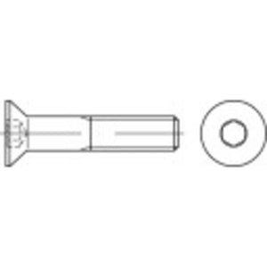B-Ware Toolcraft Senkschraube M6 Edelstahl A2 30mm Innensechskant 200 Stück Schrauben