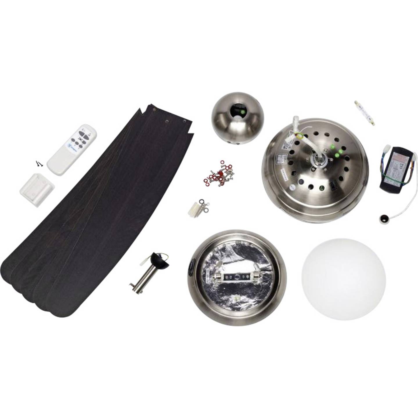 Westinghouse Deckenventilator Ventilator Aluminium 60W 132cm mit Fernbedienung - 4895105604880