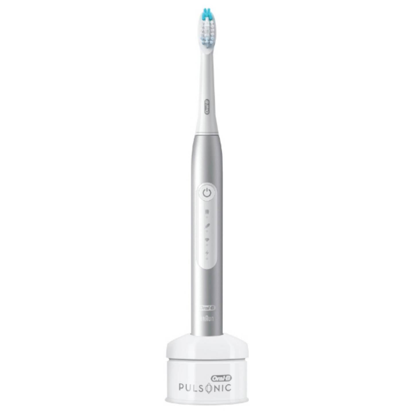 Oral-B Elektrische Zahnbürste Schallzahnbürste Pulsonic Slim Luxe 4000 Platin - 4210201305644