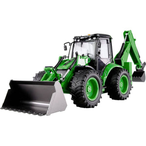 B-Ware Amewi Baggerlader G1401E RC Funktionsmodell Baufahrzeug 1:14 Elektro 2,4GHz
