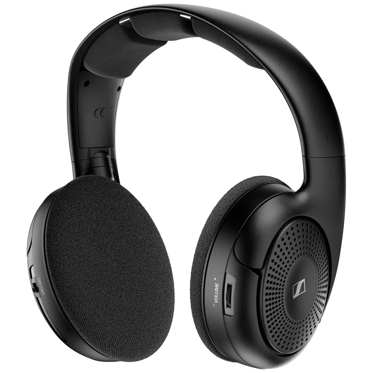 Sennheiser On Ear Kopfhörer Funk Stereo RS 120-W mit Lautstärkeregelung schwarz - 4260752330367
