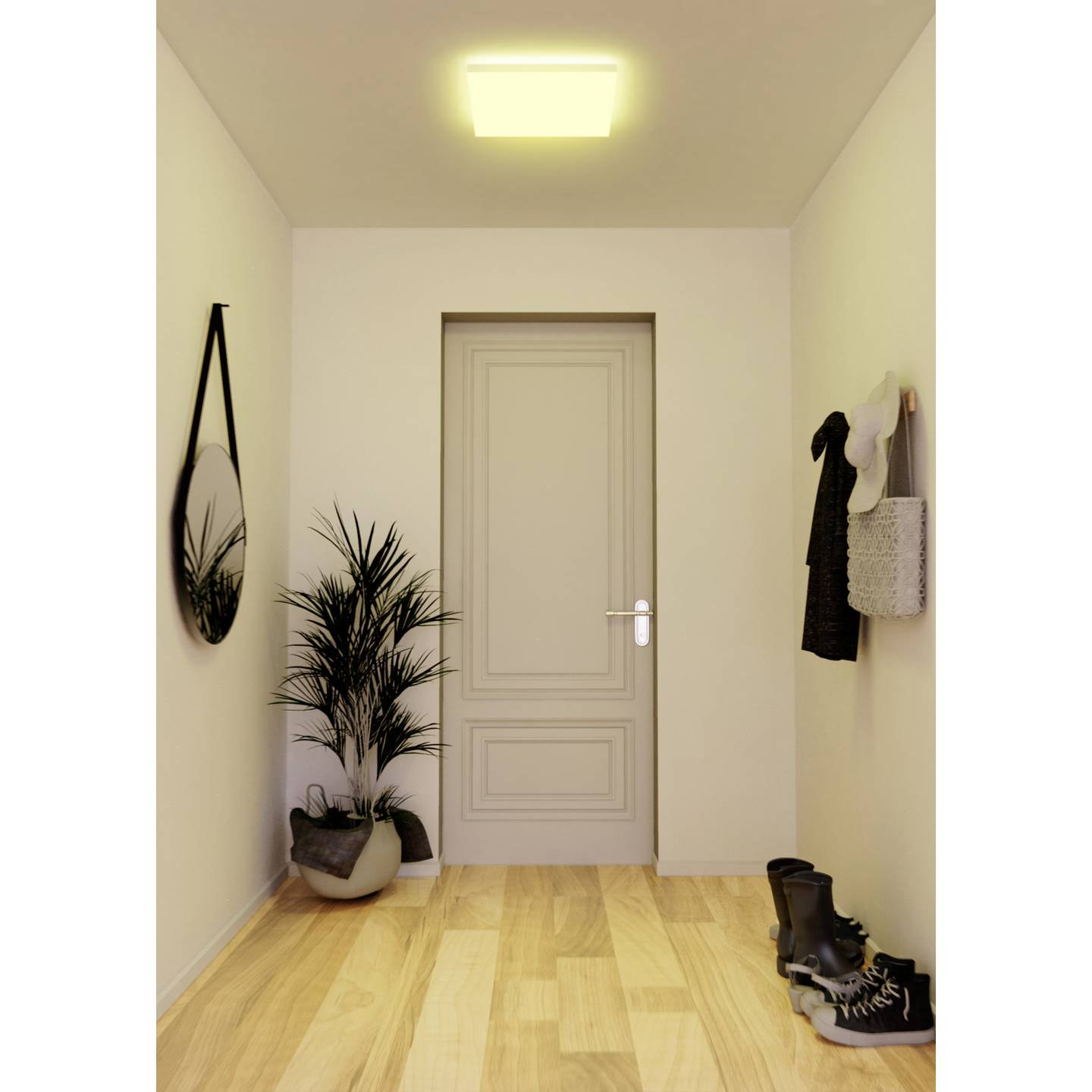 Müller-Licht LED Panel tint Aris 18W quadratisch App steuerbar RGB 6500K weiß - 4018412673275