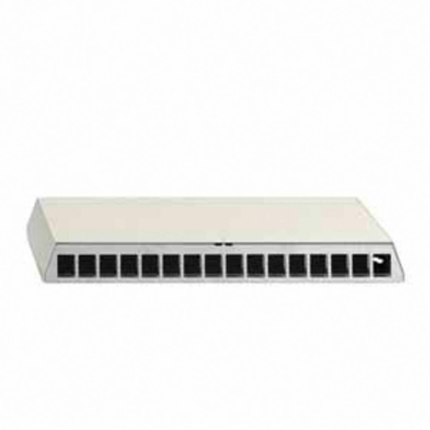 Rutenbeck Patch-Panel CAT 6 unbestückt 16 Port LSA RJ45 perlweiß 312x37.3mm - 4043921666579