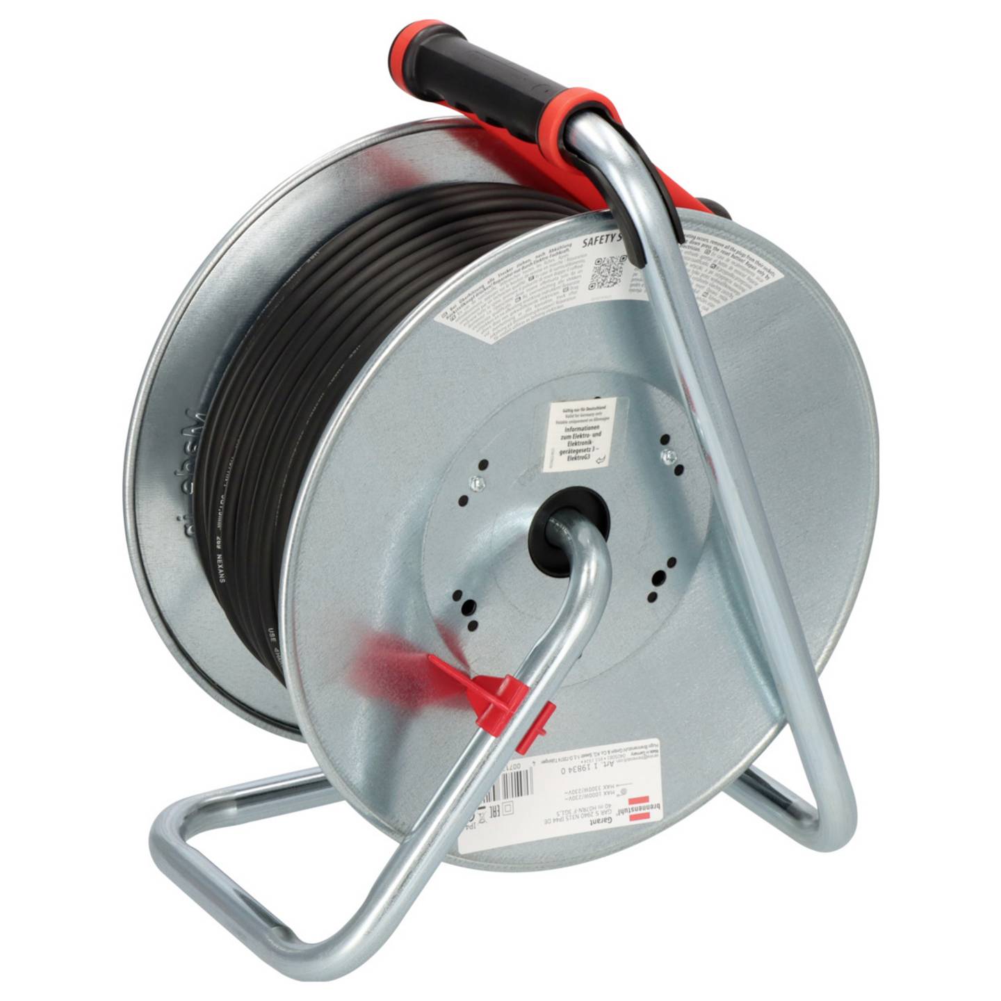 Brennenstuhl Kabeltrommel Kabelaufroller 40m Schutzkontakt-Stecker - 4007123021598