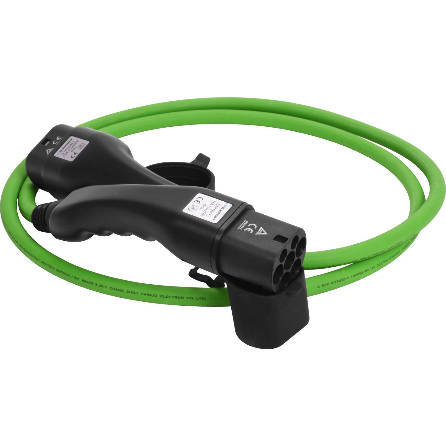 Blaupunkt eMobility Ladekabel Typ 2 2m 16A IP54 Ladekabel für Elektroautos - 5714652000190