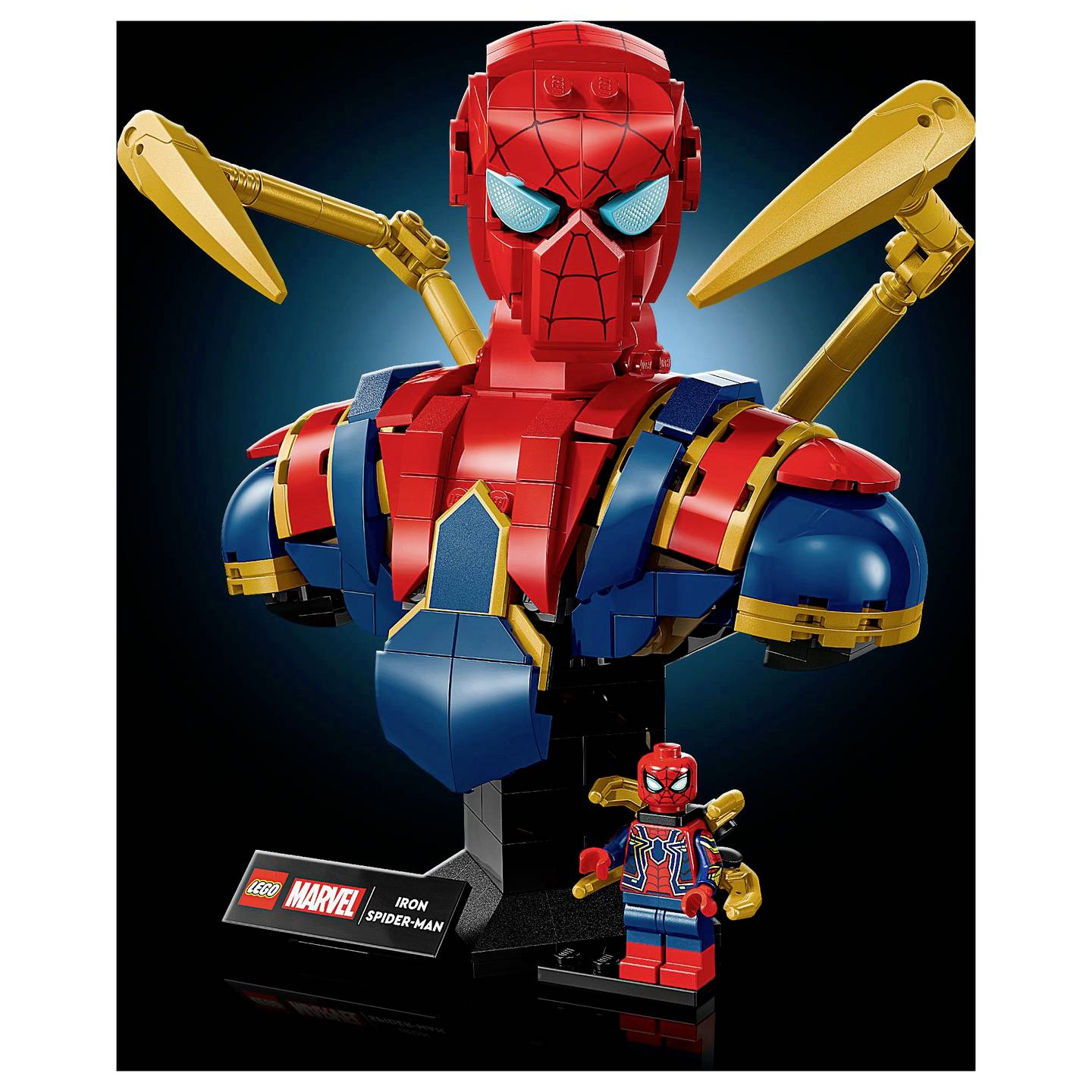 LEGO Marvel Super Heroes Büste Figur Iron Spider-Man Minifigur 76326 - 5702017817989