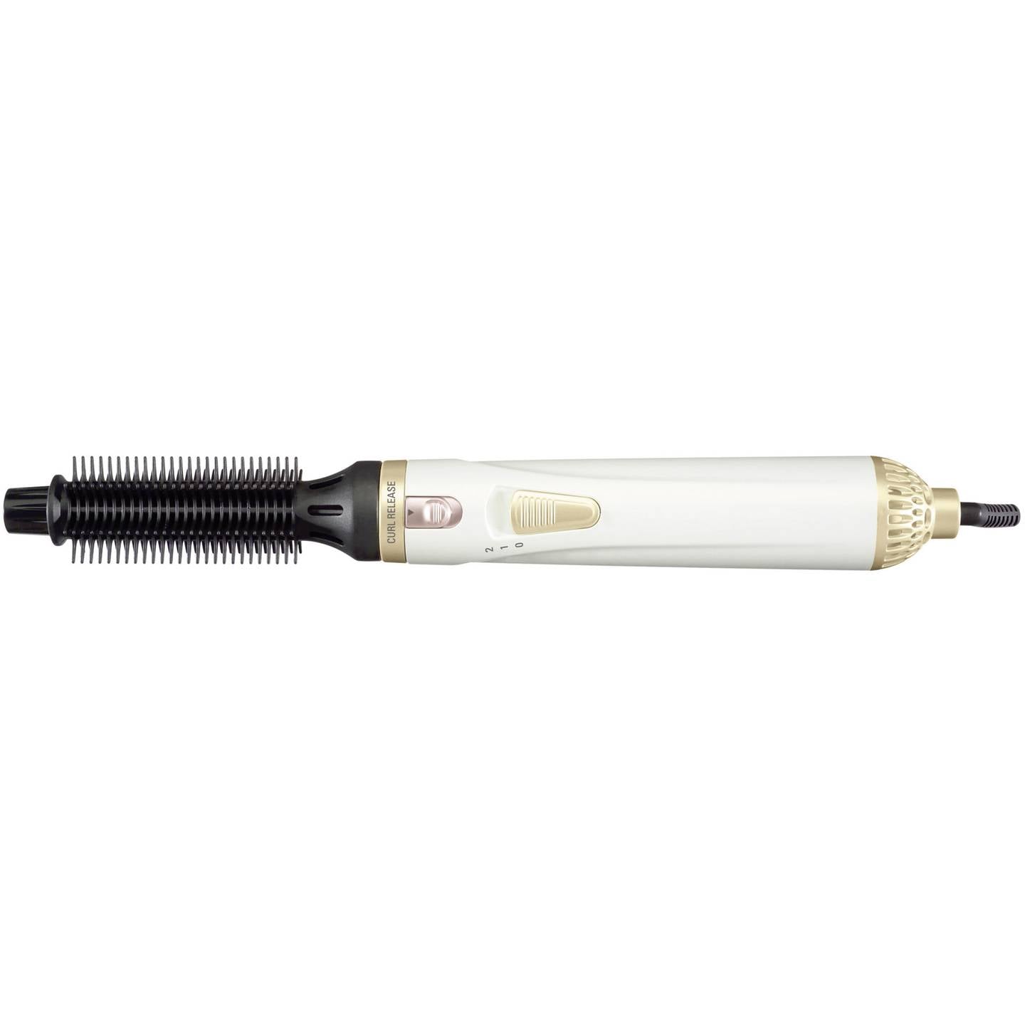 Rowenta Lockenstab Warmluft-Lockenbürste 300 W Kabel 1,80 m Weiß Gold - 3121040039342
