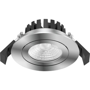 B-Ware EVN P65081302 LED-Einbauleuchte 8W warmweiß schwenkbar 240V Edelstahl
