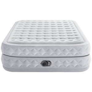 B-Ware Intex Luftbett DuraBeam Supreme 203x152cm Elektropumpe 272kg weiß Schlafkomfort