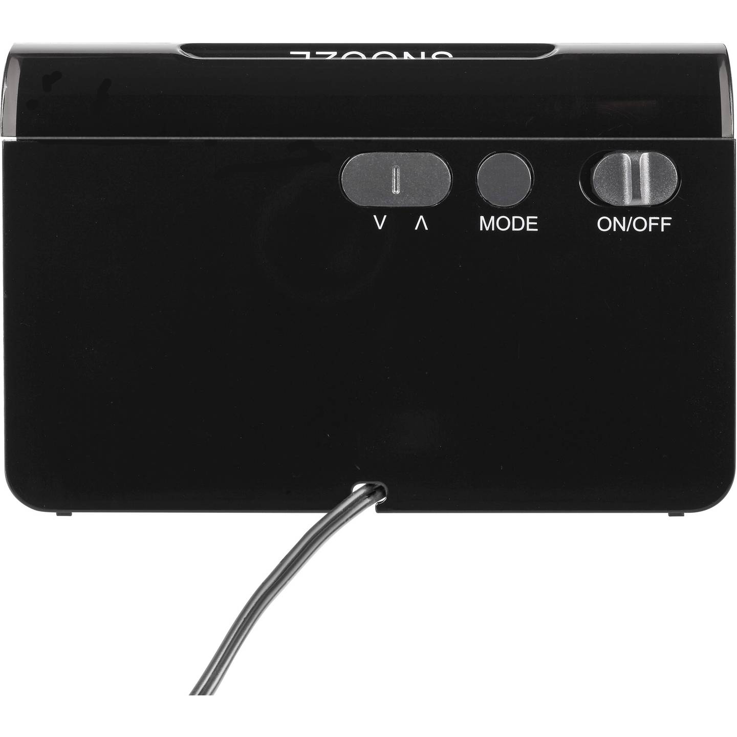 TFA Dostmann Funk Wecker digital Alarm Schwarz großes Display 1 Alarmzeit - 4009816033062
