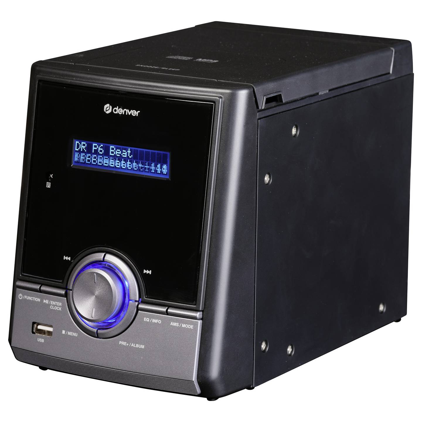 Denver MDA-285 DAB FM Musiksystem mit Bluetooth CD MP3 2x5W schwarz - 5706751075162
