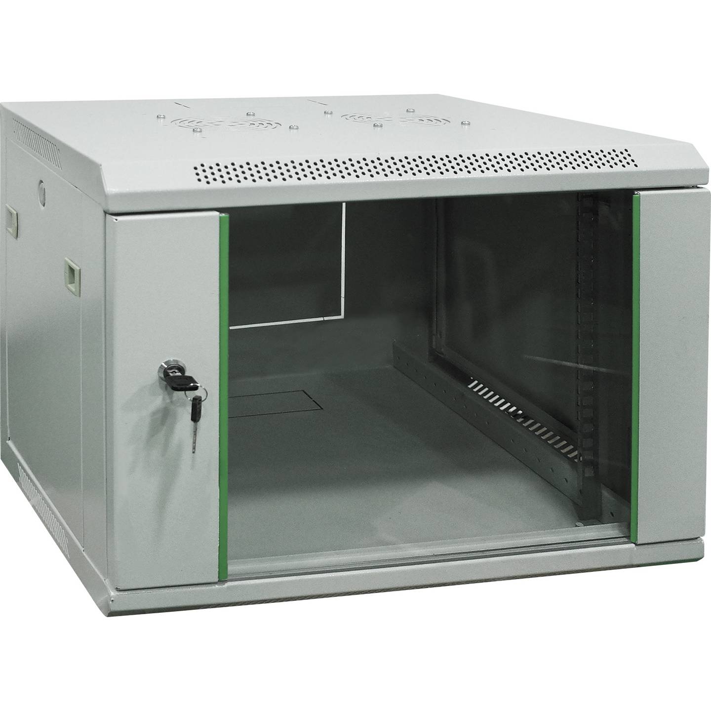 Renkforce 19 Zoll Wandgehäuse Netzwerkgehäuse 7 HE Grau 600x416mm Stahl 450mm - 4064161014869