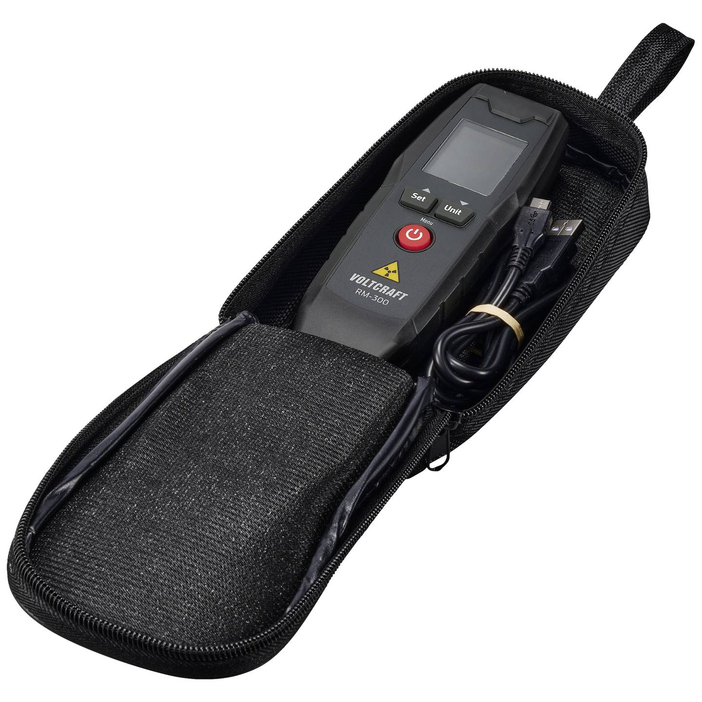 Voltcraft Geigerzähler Strahlungsmesser RM-300 Beta Gamma Röntgen USB akustisch - 4064161246963