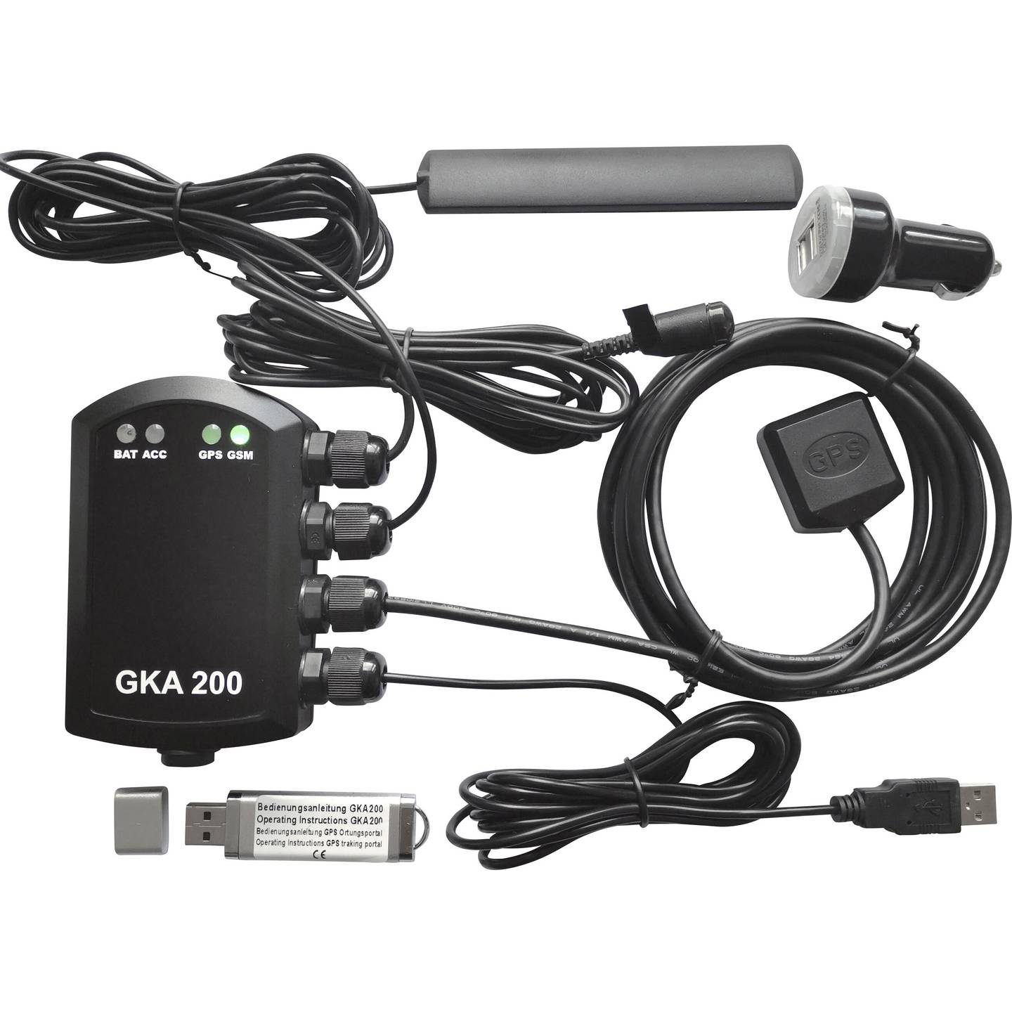 Renkforce Auto Alarmanlage GKA200 Fahrzeugortung Erschütterungssensor 12V - 4053199583478