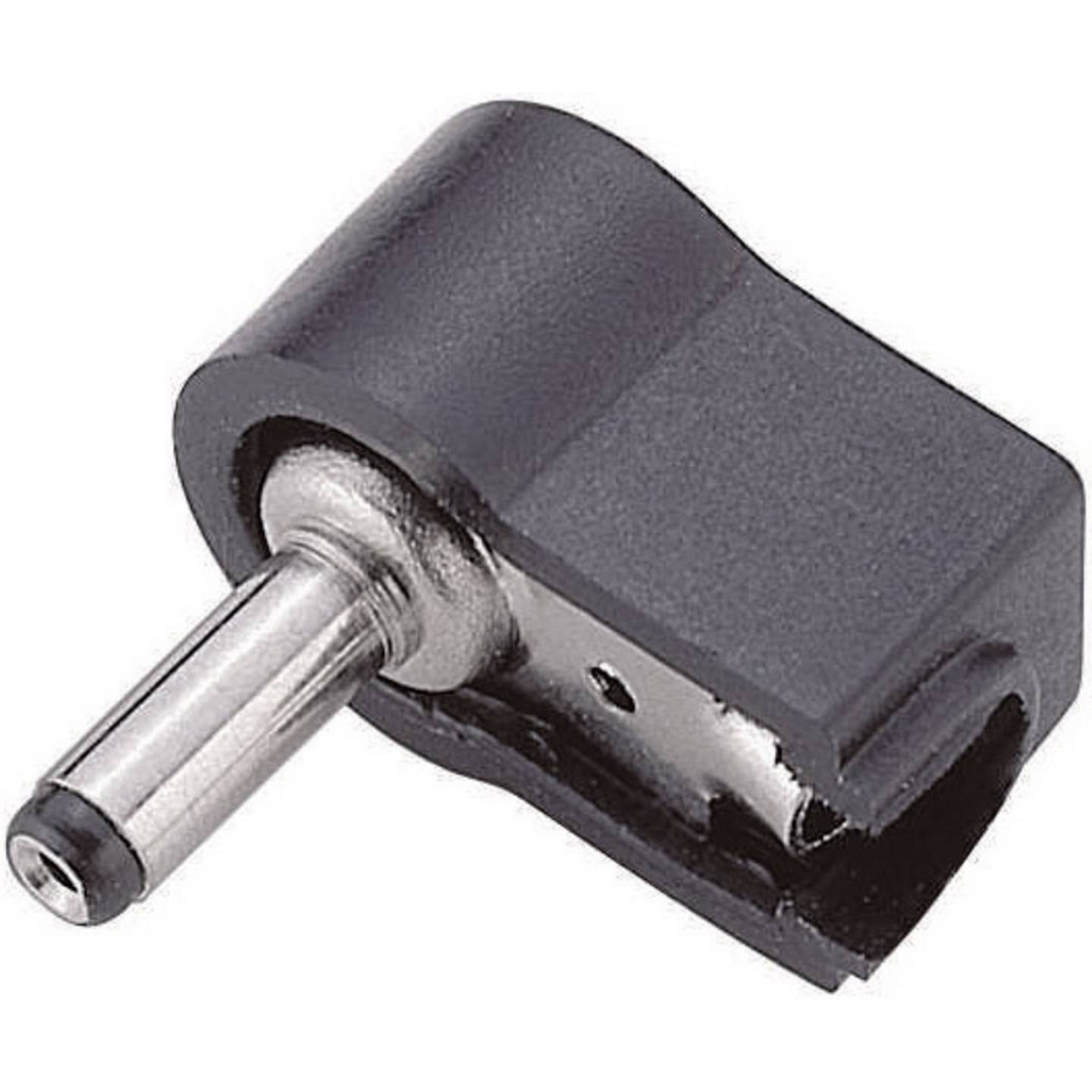 Niedervolt-Steckverbinder gewinkelt 3A 12V 3,45mm 1,3mm Löten 1 Stück BKL - 4011376705211