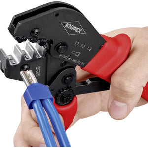 B-Ware Knipex Crimpzange Zwillings-Aderendhülsen 2x6 2x10 2x16 mm² 250mm 571g