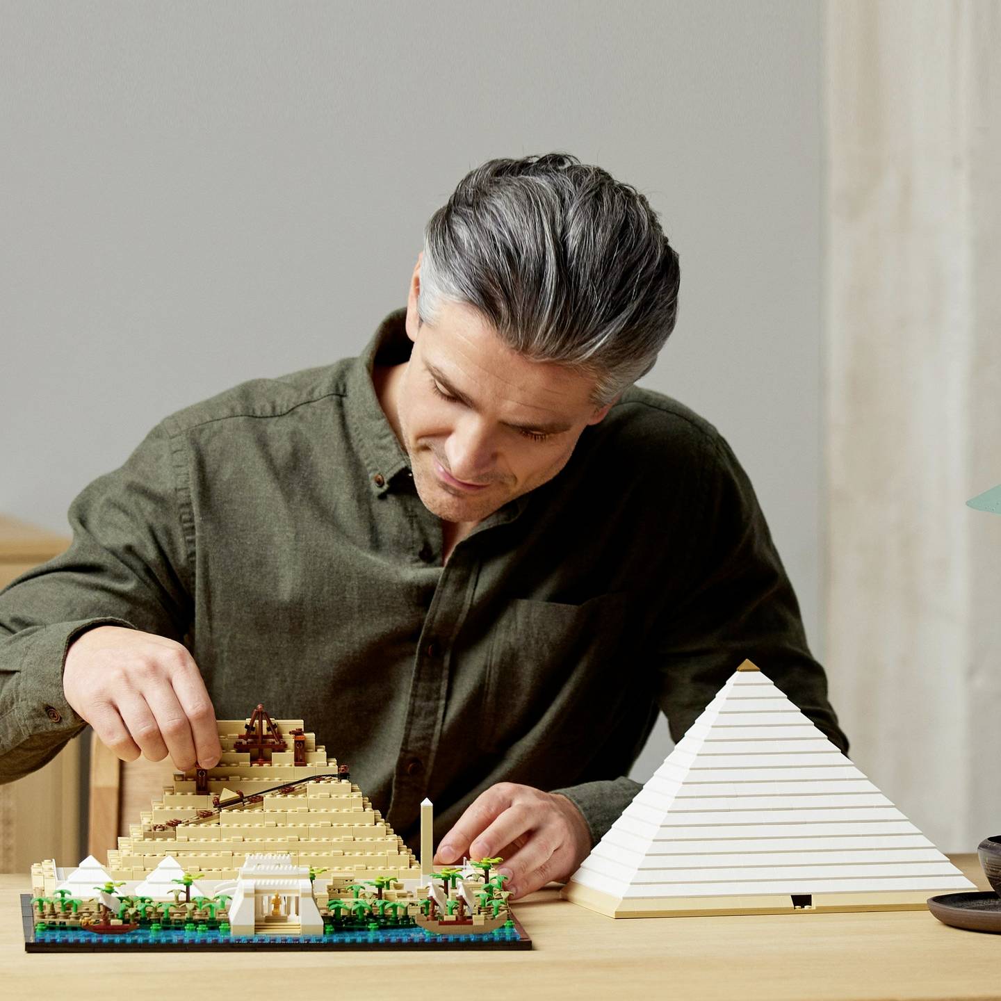 LEGO Architecture Modell 21058 Cheops-Pyramide 1476 Teile Bausatz für Erwachsene - 5702017152349