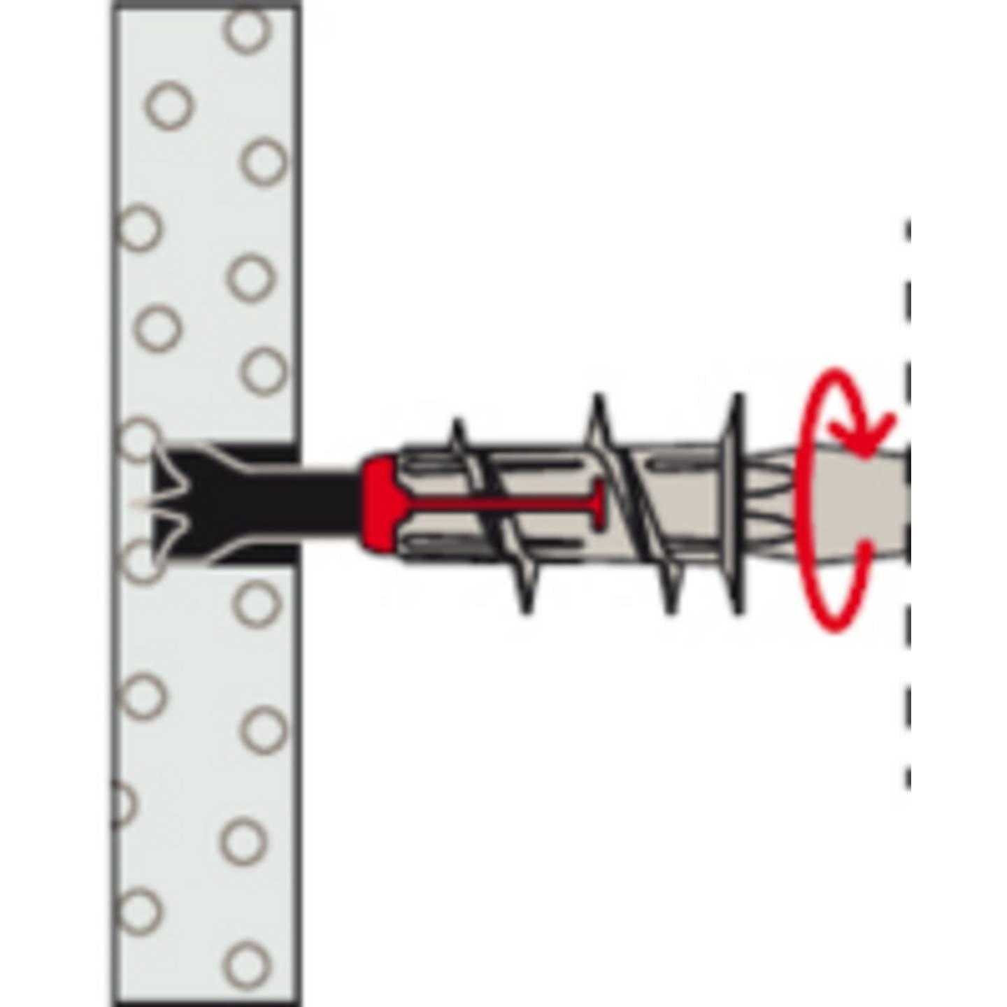 Fischer Gipskartondübel DUOBLADE 44mm Kunststoff Dübel 20 Stück für Schrauben - 4048962323733