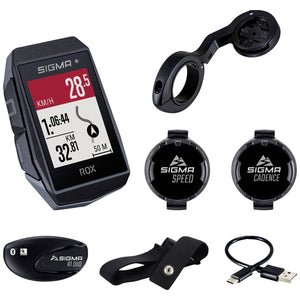 B-Ware Sigma Fahrrad-Navi ROX 11.1 EVO GPS mit GLONASS spritzwassergeschützt 18h Akku