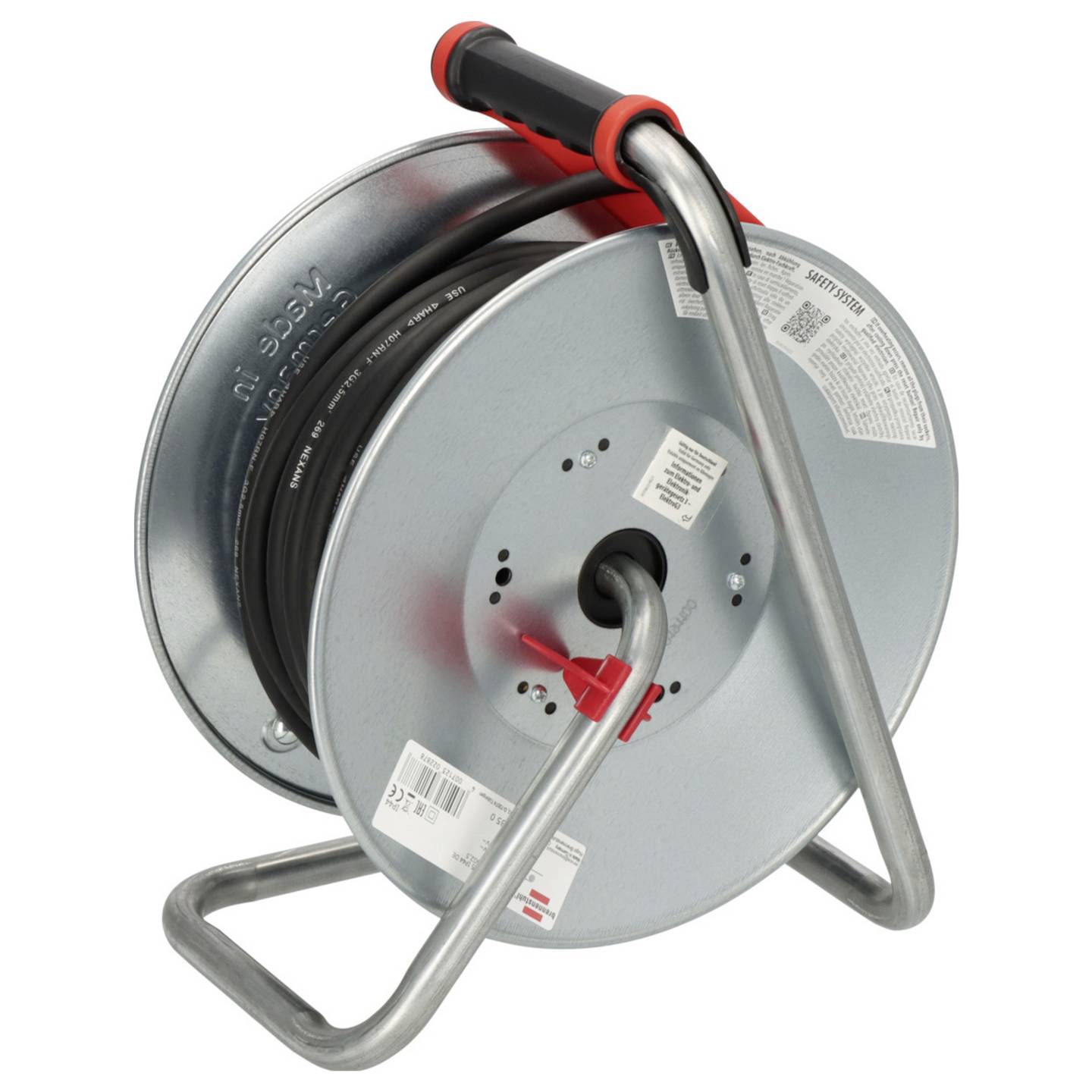 Brennenstuhl Garant S IP44 Kabeltrommel 25m Stahlblech Außenbereich - 4007123022878