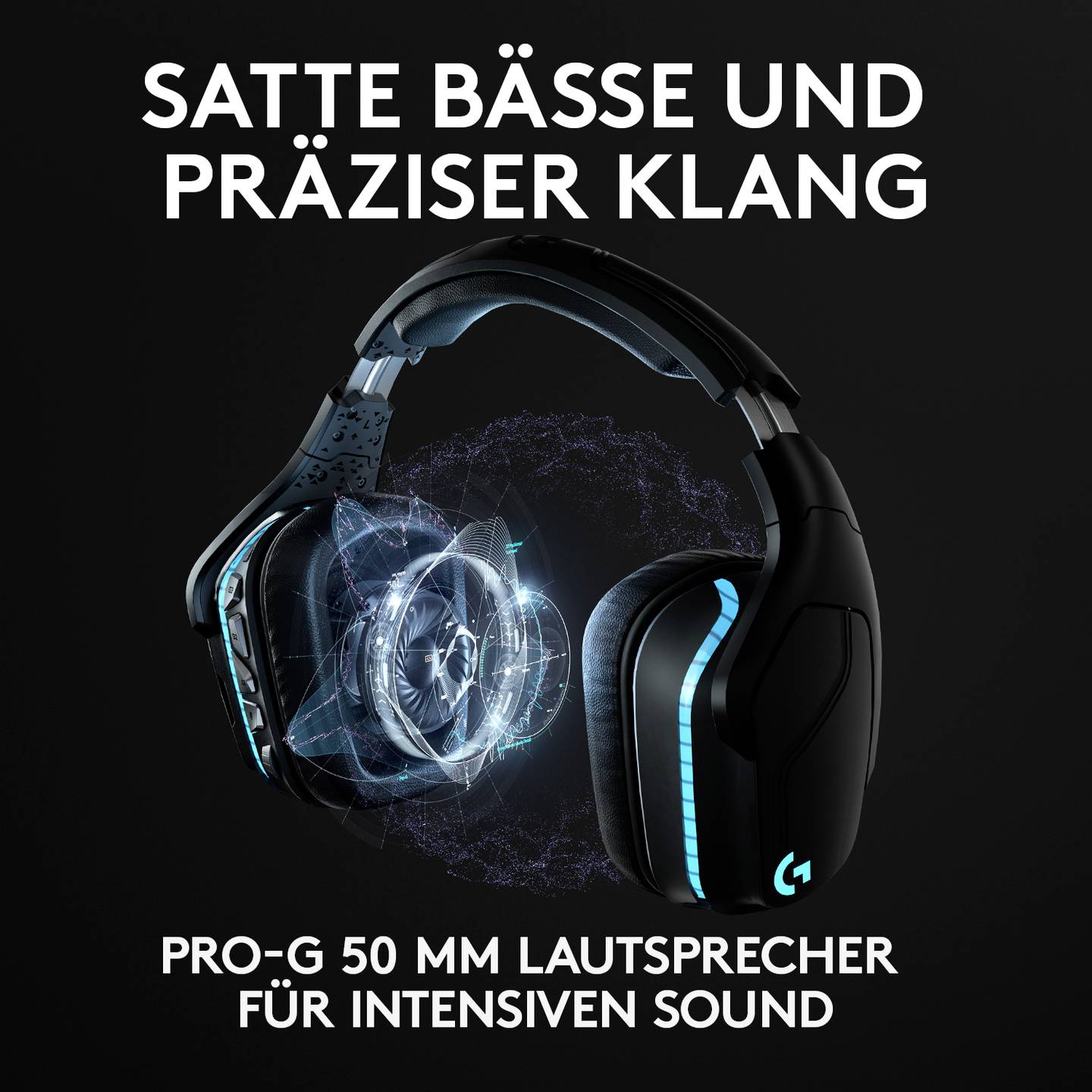 Logitech Gaming Over Ear Headset G935 7.1 Surround Schwarz Mikrofon - 5099206081918