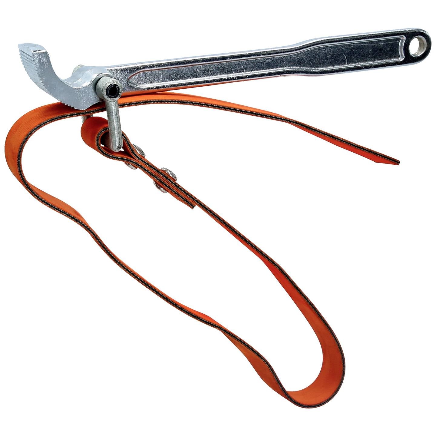 KS Tools Gurtrohrzange Zange Chrom Vanadium rutschfest Gewebeband Metallgriff - 4042146543672