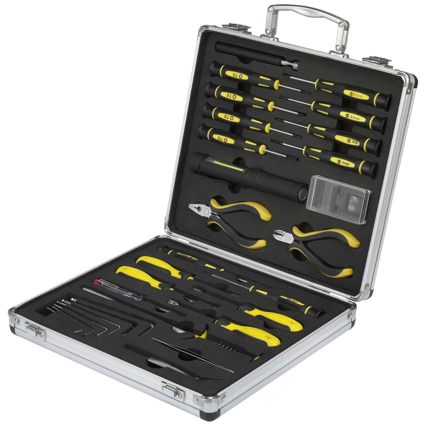 Basetech Heimwerker Techniker Elektriker Werkzeugset Koffer 30-tlg. Werkzeug Set - 4053199931675