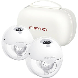 B-Ware Momcozy Milchpumpe M5 Doppel Milchabgabe tragbar grau 3 Modi 9 Stufen