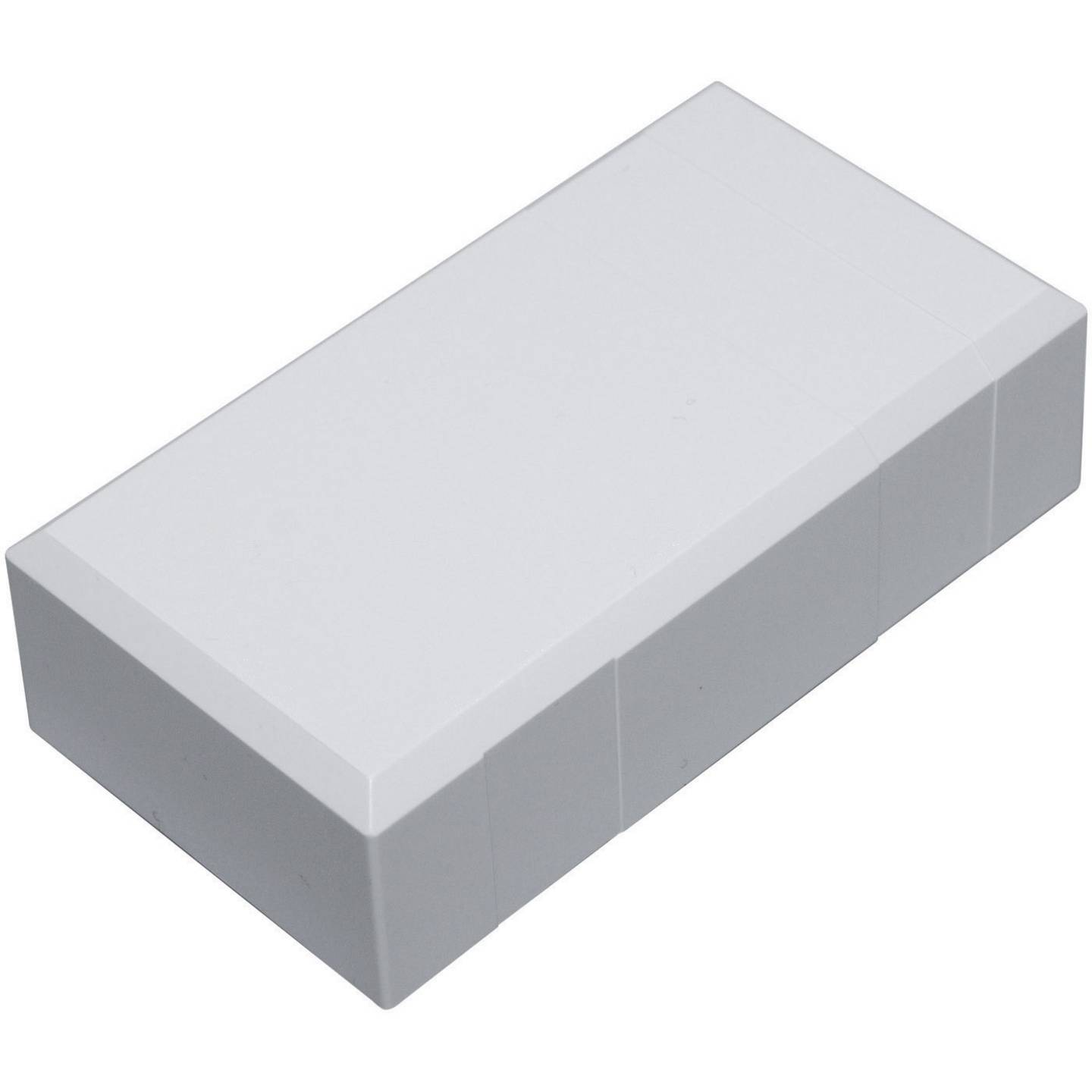 Tru Components Stecker-Gehäuse ESO 1250 IP40 Polycarbonat Lichtgrau 125x67x50mm - 4016138638912