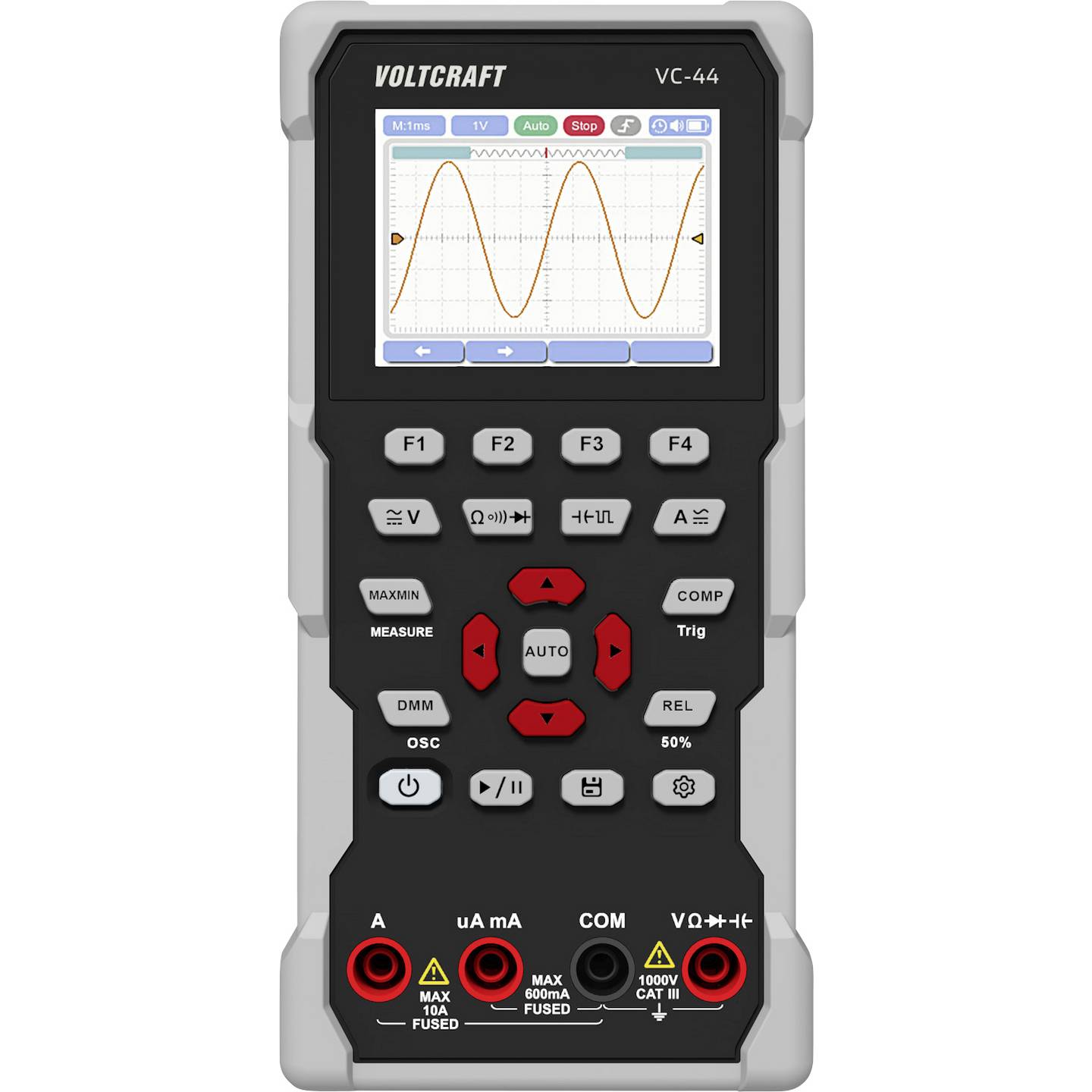 Voltcraft Hand-Multimeter VC-44 Oszilloskop 20000 Counts CAT III 1000 V digital - 4064161481593