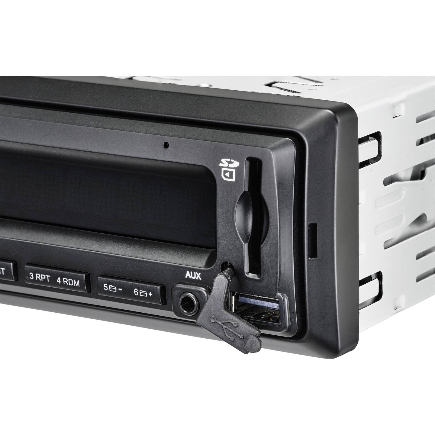 Renkforce Autoradio DAB+ Tuner Bluetooth Freisprecheinrichtung Schwarz 4x40W - 4064161178042