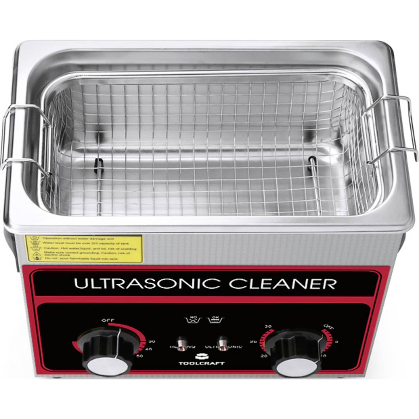 Toolcraft Ultraschallreiniger USC-320 Edelstahl Schmuckreiniger 3,2l 280W - 4064161302133