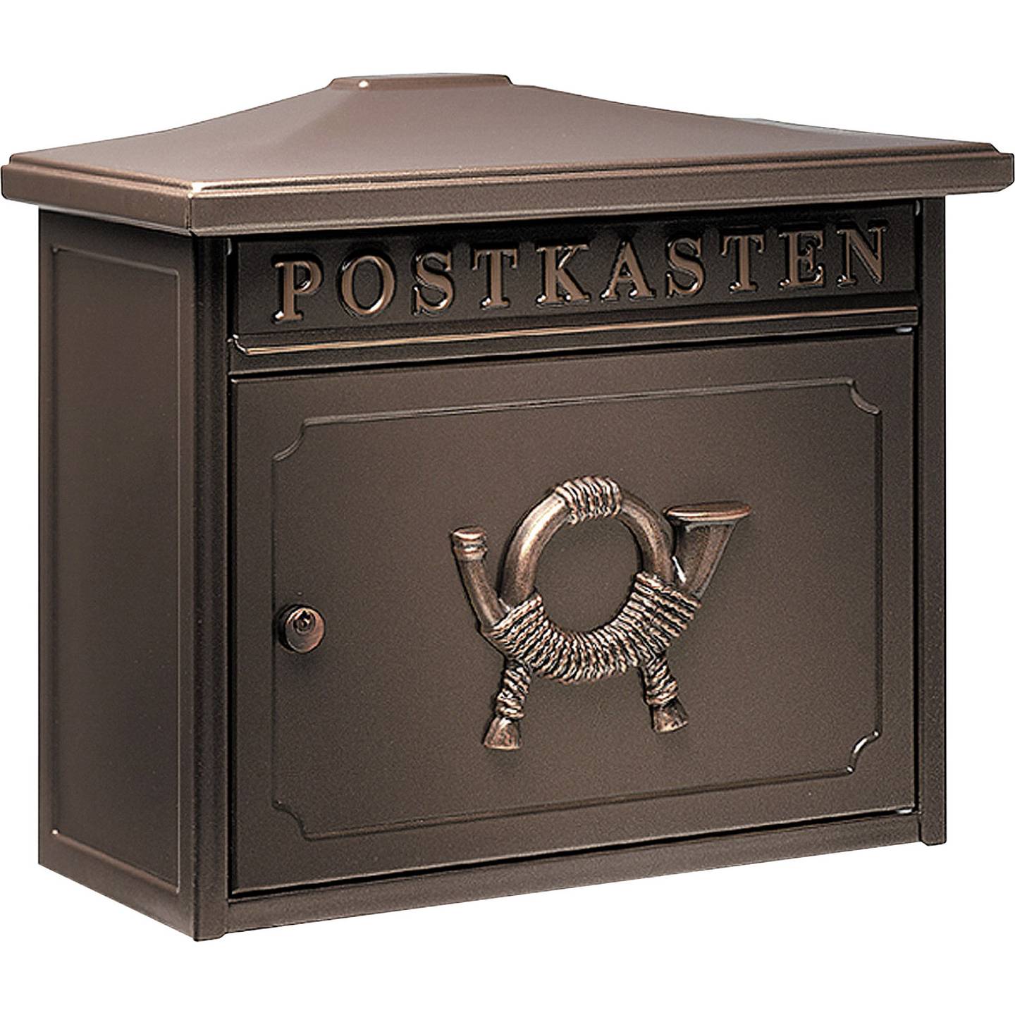 Burg Wächter Briefkasten Sylt 1883 K Kupfer metallic Schlüsselschloss Postkasten - 4003482128305