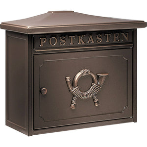 B-Ware Burg Wächter Briefkasten Sylt 1883 K Kupfer metallic Schlüsselschloss Postkasten