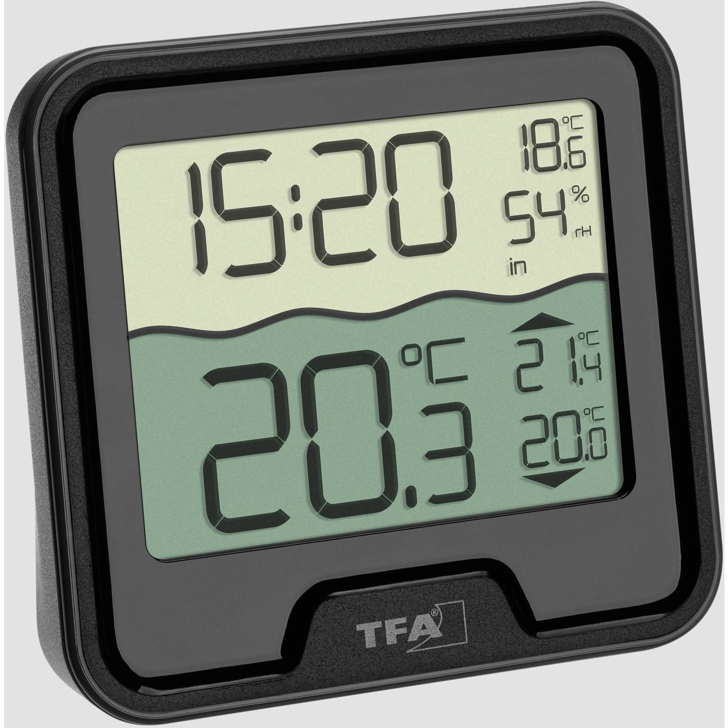 TFA Dostmann Marbella Poolthermometer Thermometer Temperaturfühler Pool Schwarz - 4009816033420